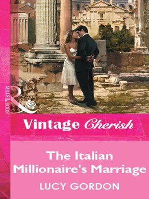 cover image of The Italian Millionaire's Marriage